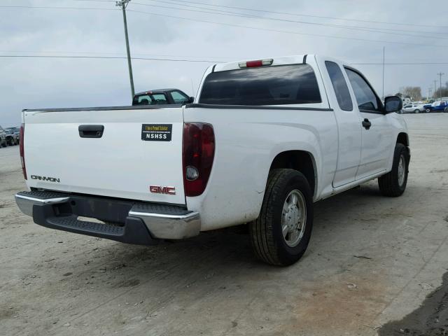 1GTCS196X48110064 - 2004 GMC CANYON WHITE photo 4