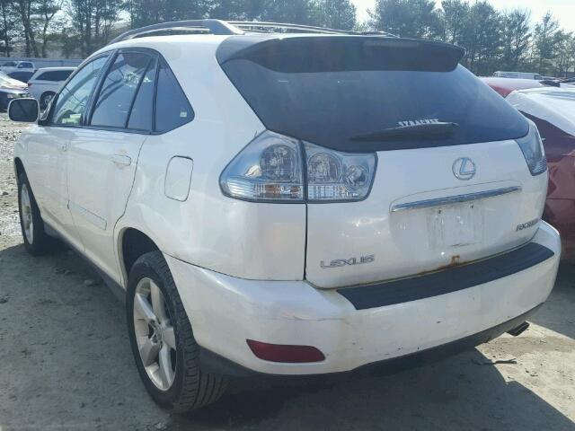 2T2HA31UX5C061108 - 2005 LEXUS RX 330 WHITE photo 3