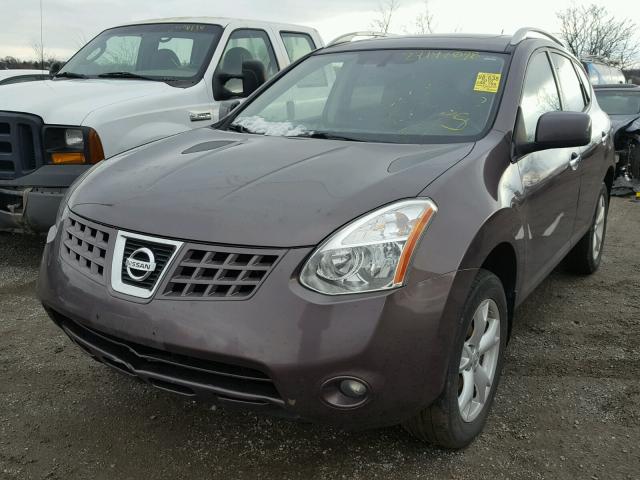 JN8AS5MV8AW105180 - 2010 NISSAN ROGUE S GRAY photo 2