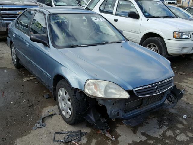 2HGEJ6613YH579404 - 2000 HONDA CIVIC BASE BLUE photo 1