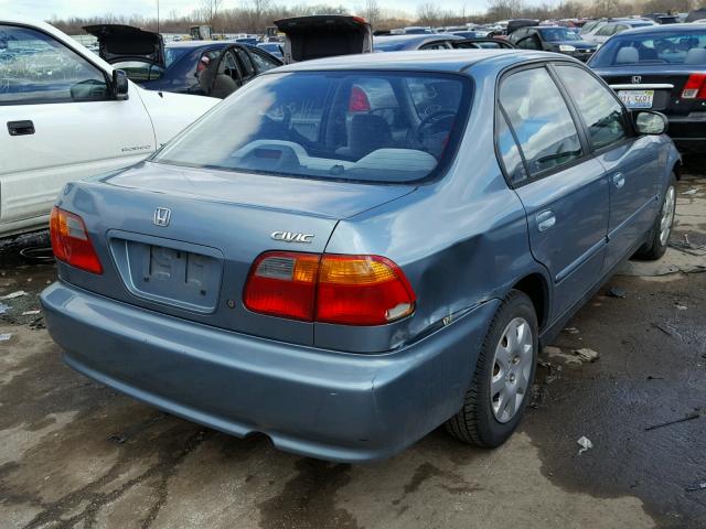 2HGEJ6613YH579404 - 2000 HONDA CIVIC BASE BLUE photo 4