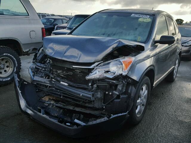 JHLRE3H43BC009765 - 2011 HONDA CR-V SE GRAY photo 2