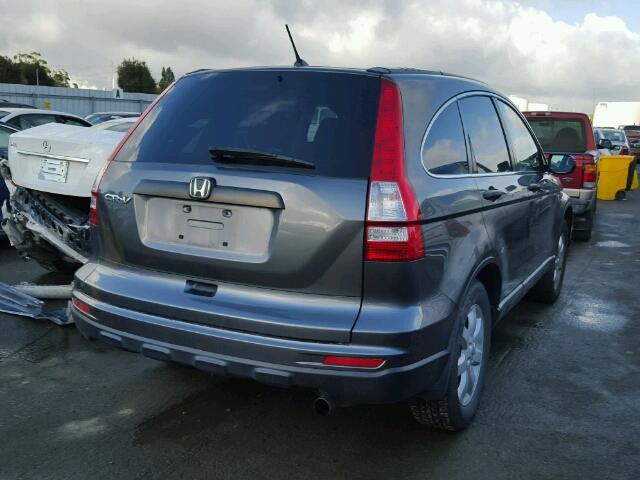 JHLRE3H43BC009765 - 2011 HONDA CR-V SE GRAY photo 4