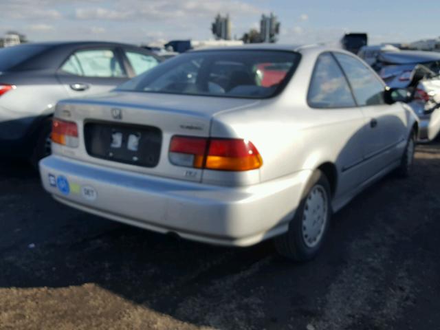 1HGEJ6221VL082039 - 1997 HONDA CIVIC DX SILVER photo 4