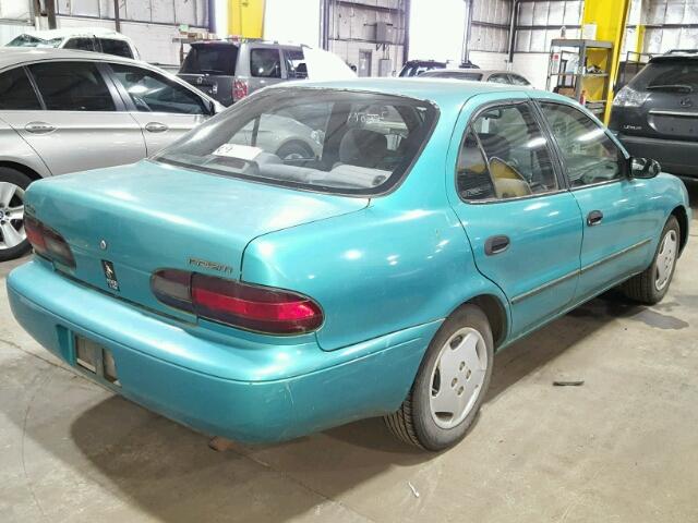 1Y1SK5368RZ095914 - 1994 GEO PRIZM TEAL photo 4