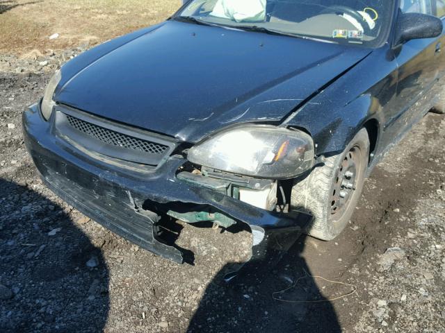 2HGEJ6610YH533674 - 2000 HONDA CIVIC BASE Qara foto 9
