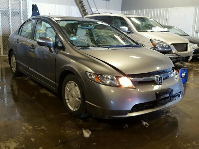 JHMFA36288S025051 - 2008 HONDA CIVIC HYBR GRAY photo 1