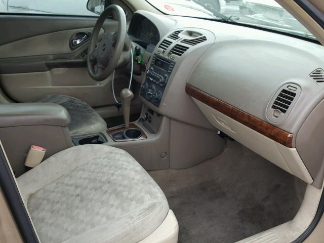 1G1ZT54895F107413 - 2005 CHEVROLET MALIBU LS ოქროსფერი ფოტო 5