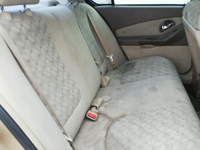 1G1ZT54895F107413 - 2005 CHEVROLET MALIBU LS ოქროსფერი ფოტო 6