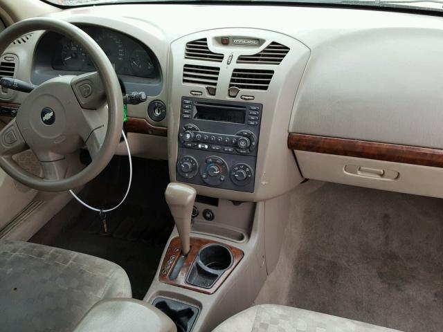 1G1ZT54895F107413 - 2005 CHEVROLET MALIBU LS ოქროსფერი ფოტო 9