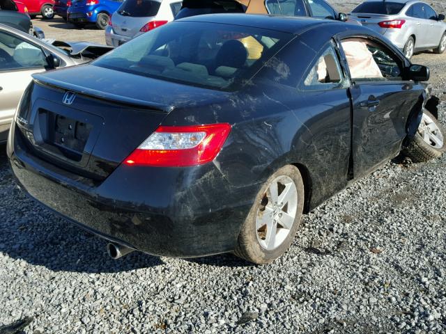 2HGFG118X8H566711 - 2008 HONDA CIVIC EX BLACK photo 4