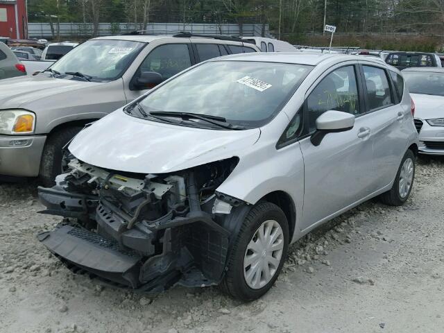 3N1CE2CP2FL412258 - 2015 NISSAN VERSA NOTE SILVER photo 2