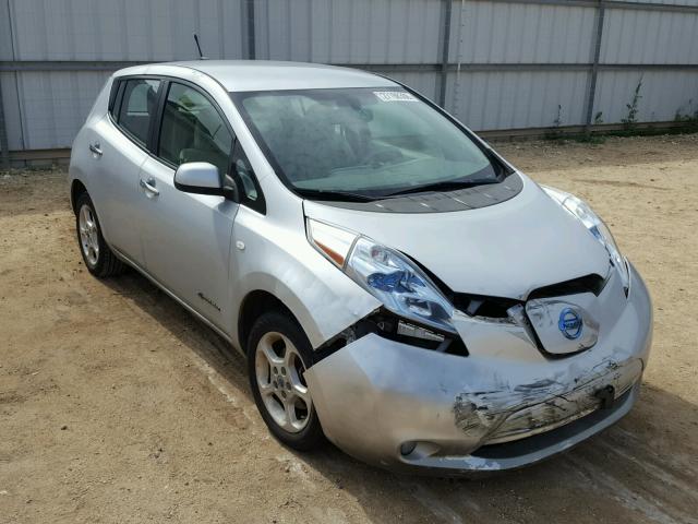 JN1AZ0CP4BT007217 - 2011 NISSAN LEAF SV SILVER photo 1