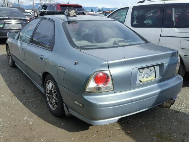 1HGCD5526RA005656 - 1994 HONDA ACCORD DX BLUE photo 3