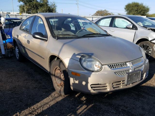 1B3ES26C03D164540 - 2003 DODGE NEON SE GOLD photo 1