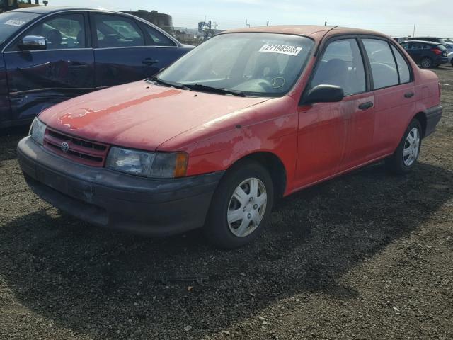 JT2EL43T0R0406182 - 1994 TOYOTA TERCEL DX RED photo 2