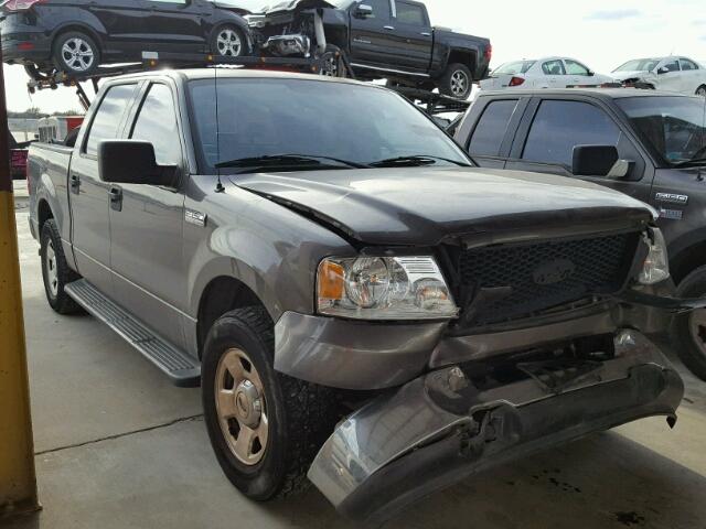 1FTRW12W44KB02733 - 2004 FORD F150 SUPER GRAY photo 1