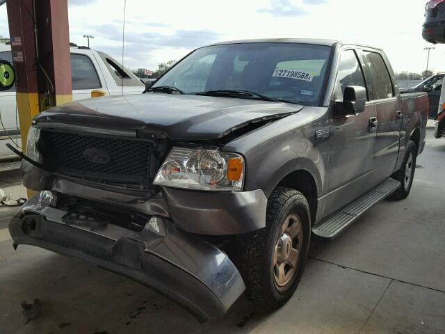 1FTRW12W44KB02733 - 2004 FORD F150 SUPER GRAY photo 2