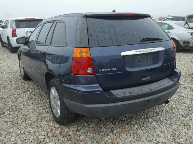 2A8GM48L38R644921 - 2008 CHRYSLER PACIFICA L 蓝色 照片 3