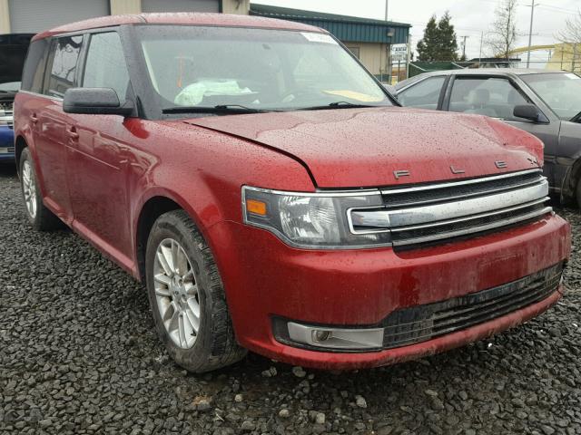 2FMHK6C86DBD00966 - 2013 FORD FLEX SEL ბურგუნდია ფოტო 1