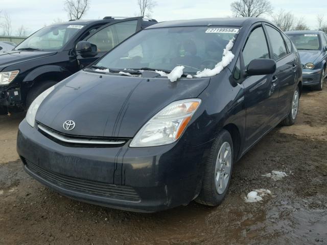 JTDKB20U093526285 - 2009 TOYOTA PRIUS BLACK photo 2