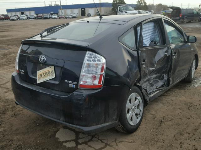 JTDKB20U093526285 - 2009 TOYOTA PRIUS BLACK photo 4