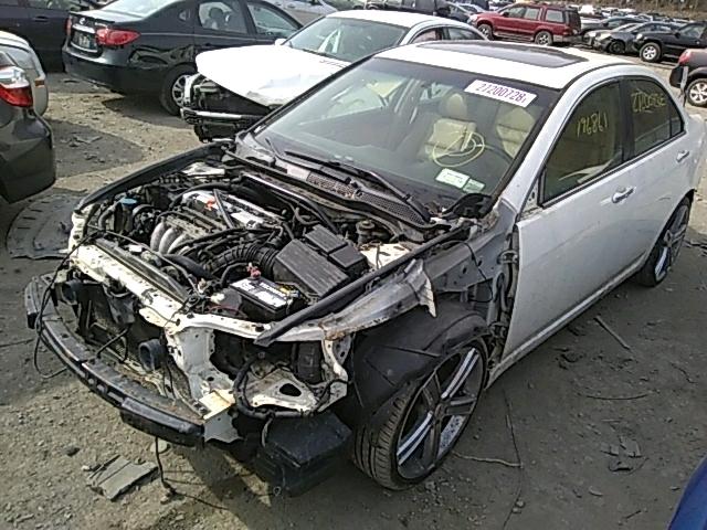 JH4CL96855C024630 - 2005 ACURA TSX WHITE photo 2