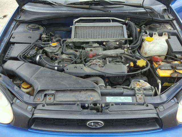 JF1GD29632G510252 - 2002 SUBARU IMPREZA WR BLUE photo 7