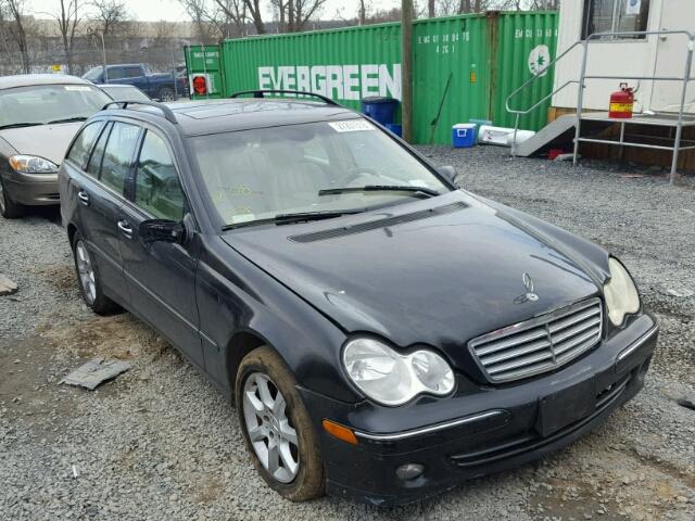 WDBRH61J05F569606 - 2005 MERCEDES-BENZ C 240 SPOR BLACK photo 1