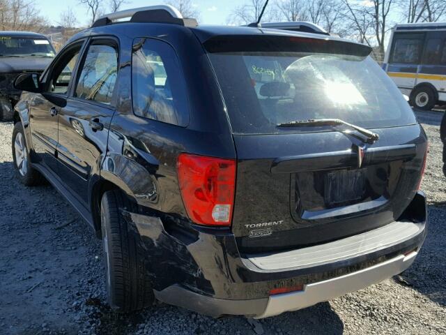 2CKDL33F286282373 - 2008 PONTIAC TORRENT BLACK photo 3