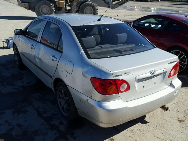 1NXBR32E84Z340869 - 2004 TOYOTA COROLLA CE SILVER photo 3