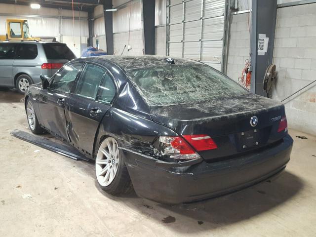 WBAHL83536DT02283 - 2006 BMW 750 I BLACK photo 3