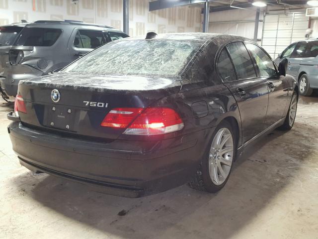 WBAHL83536DT02283 - 2006 BMW 750 I BLACK photo 4