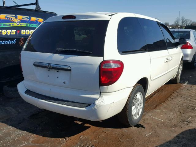 1C4GP45R24B504830 - 2004 CHRYSLER TOWN & COU WHITE photo 4