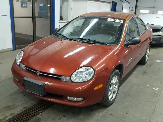 1P3ES46C3YD543890 - 2000 PLYMOUTH NEON BASE 红色 照片 2