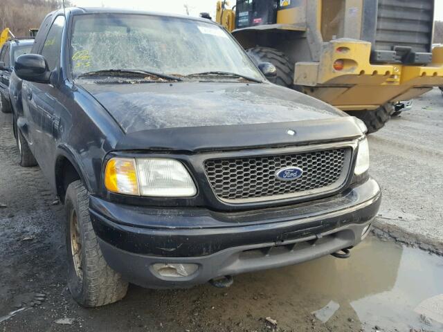 2FTRX08W23CA06066 - 2003 FORD F150 BLACK photo 1