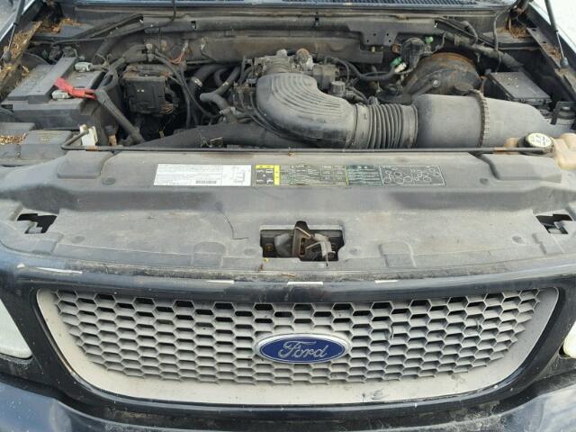 2FTRX08W23CA06066 - 2003 FORD F150 BLACK photo 7