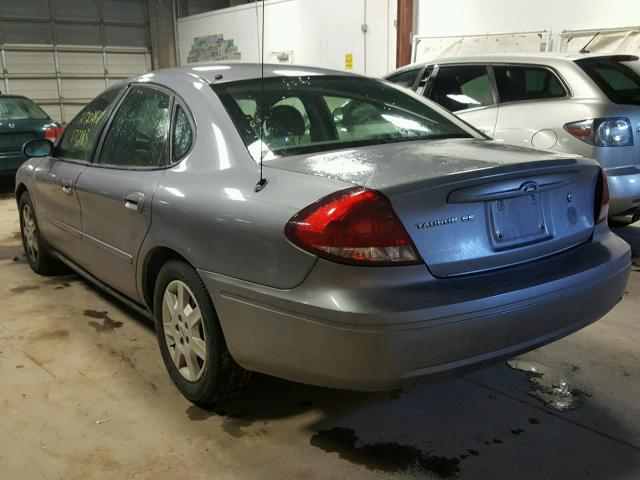 1FAFP53U87A187824 - 2007 FORD TAURUS SE GRAY photo 3