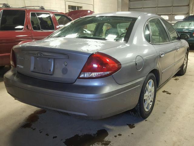 1FAFP53U87A187824 - 2007 FORD TAURUS SE GRAY photo 4