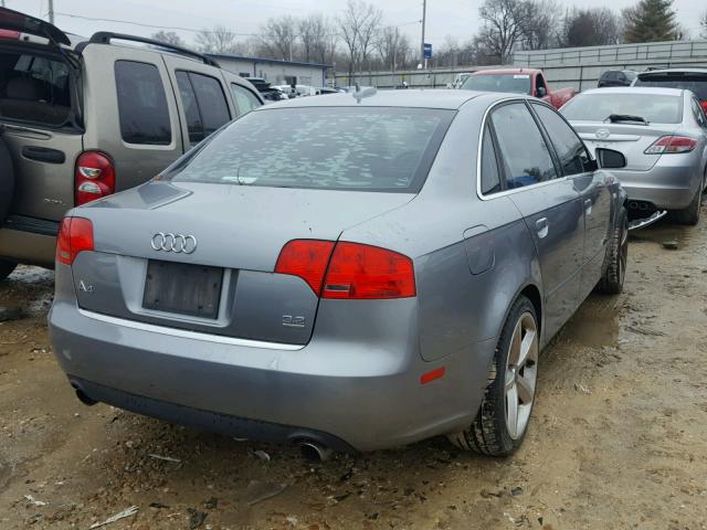 WAUDG68E05A521203 - 2005 AUDI A4 3.2 QUA SILVER photo 4