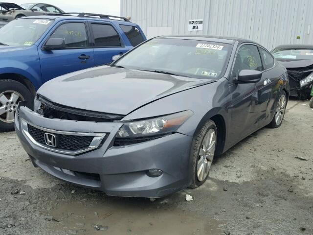 1HGCS2B86AA010101 - 2010 HONDA ACCORD EXL GRAY photo 2