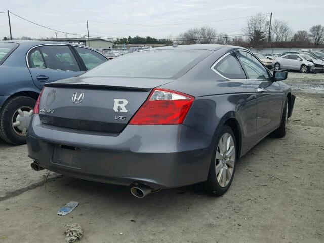 1HGCS2B86AA010101 - 2010 HONDA ACCORD EXL GRAY photo 4