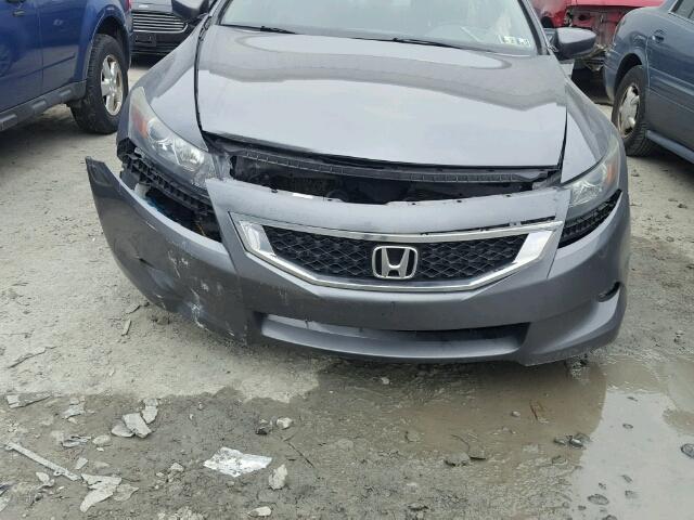 1HGCS2B86AA010101 - 2010 HONDA ACCORD EXL GRAY photo 9