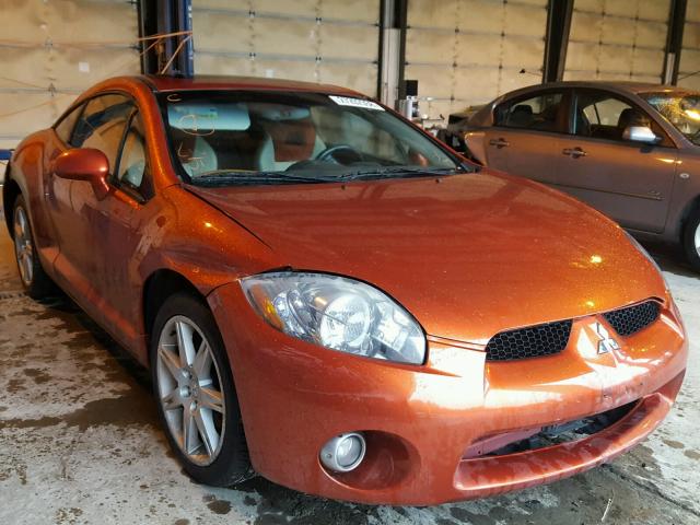 4A3AK34T57E018279 - 2007 MITSUBISHI ECLIPSE GT ORANGE photo 1