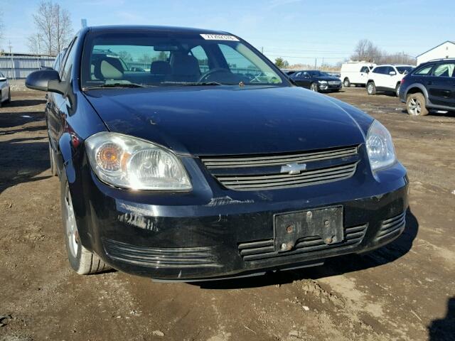 1G1AK58FX87159267 - 2008 CHEVROLET COBALT LS BLACK photo 9