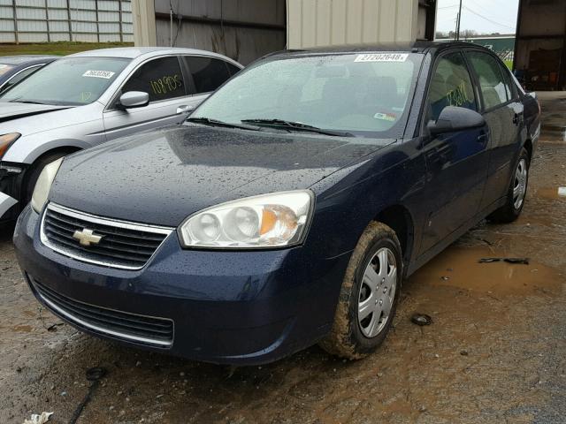 1G1ZS51F16F248564 - 2006 CHEVROLET MALIBU LS BLUE photo 2