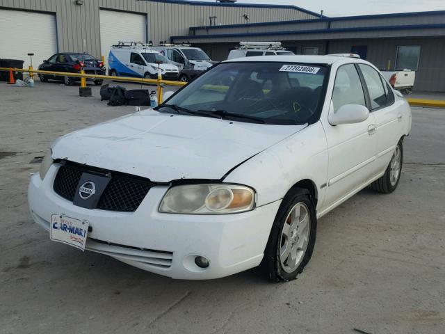 3N1CB51D66L455231 - 2006 NISSAN SENTRA 1.8 WHITE photo 2