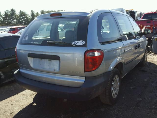 1C4GJ25B92B731261 - 2002 CHRYSLER VOYAGER BLUE photo 4