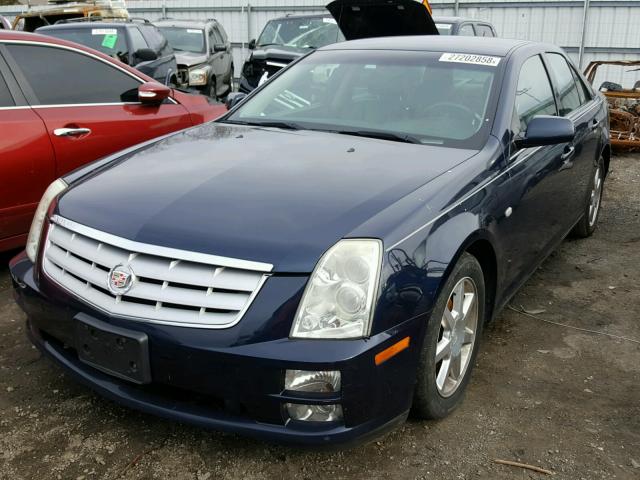 1G6DC67A850163838 - 2005 CADILLAC STS BLUE photo 2