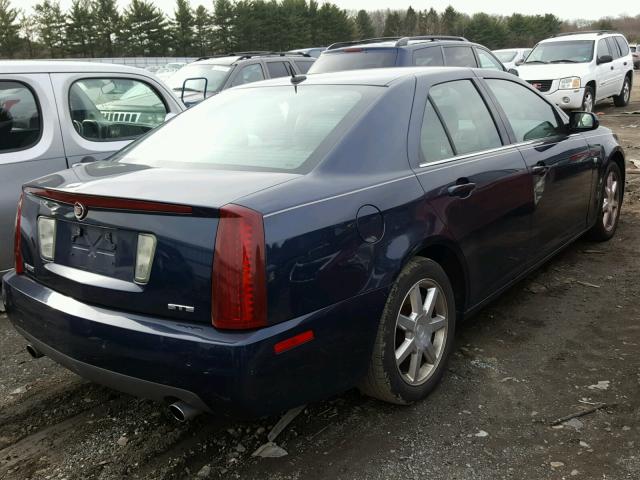 1G6DC67A850163838 - 2005 CADILLAC STS BLUE photo 4